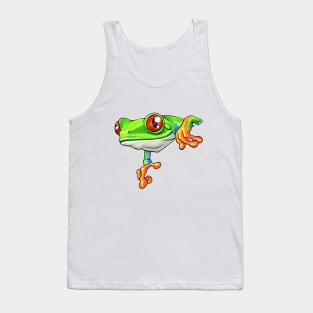 Red Eyed Tree Frog Hanging Out Tank Top